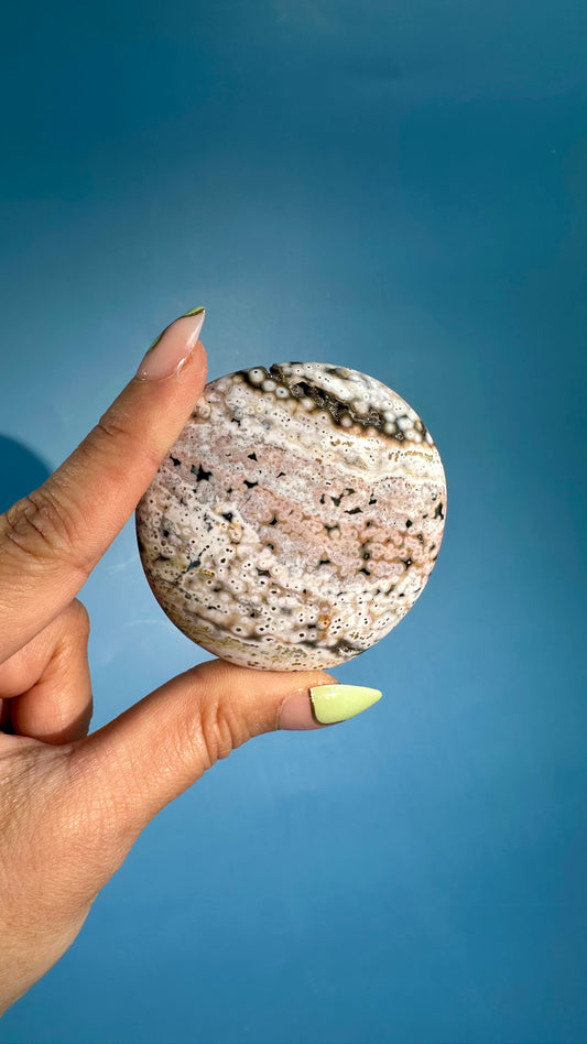 Ocean Jasper Palm Stone – Option G