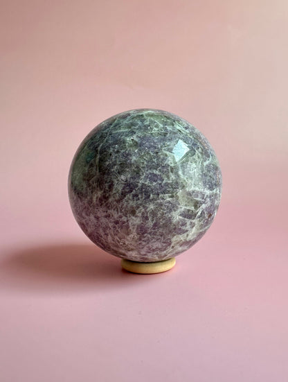 Lepidolite Bundle - Mushroom, Sphere, Tower