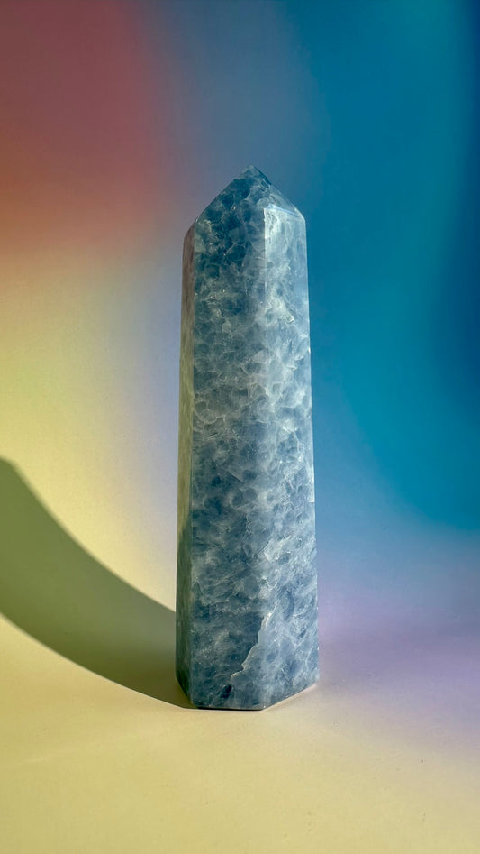 Blue Calcite Tower – Option A