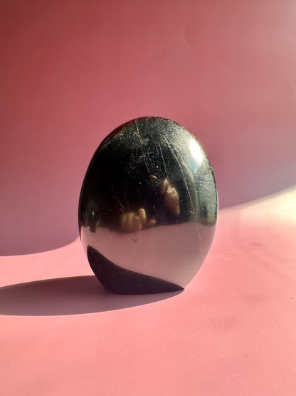 Black Tourmaline Standing Freeform – B