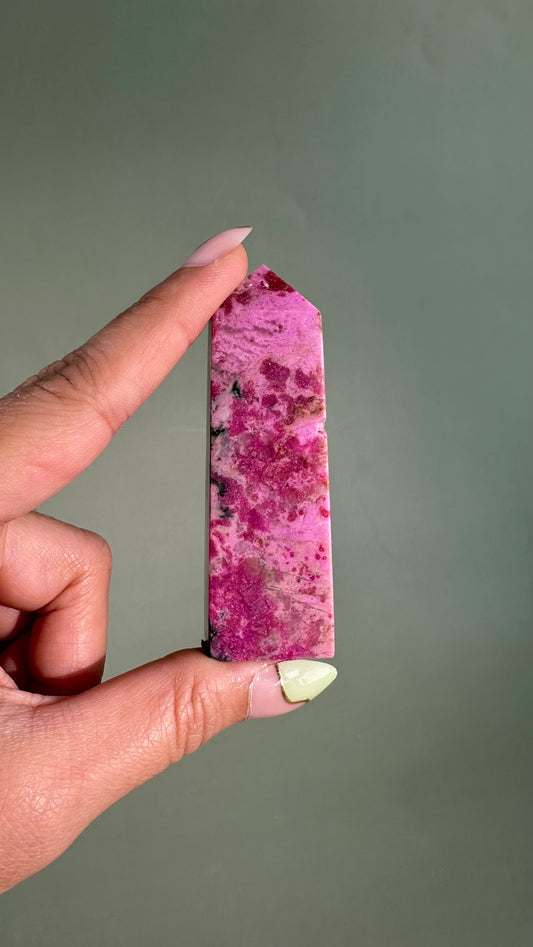 Cobaltoan Calcite Tower – Option A