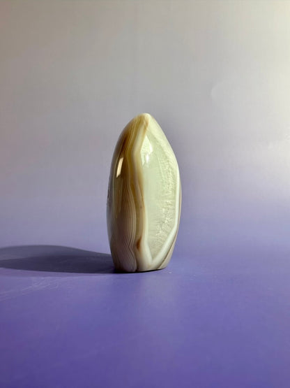 Agate Standing Freeform Option A | One-of-a-Kind Polished Agate Display Crystal