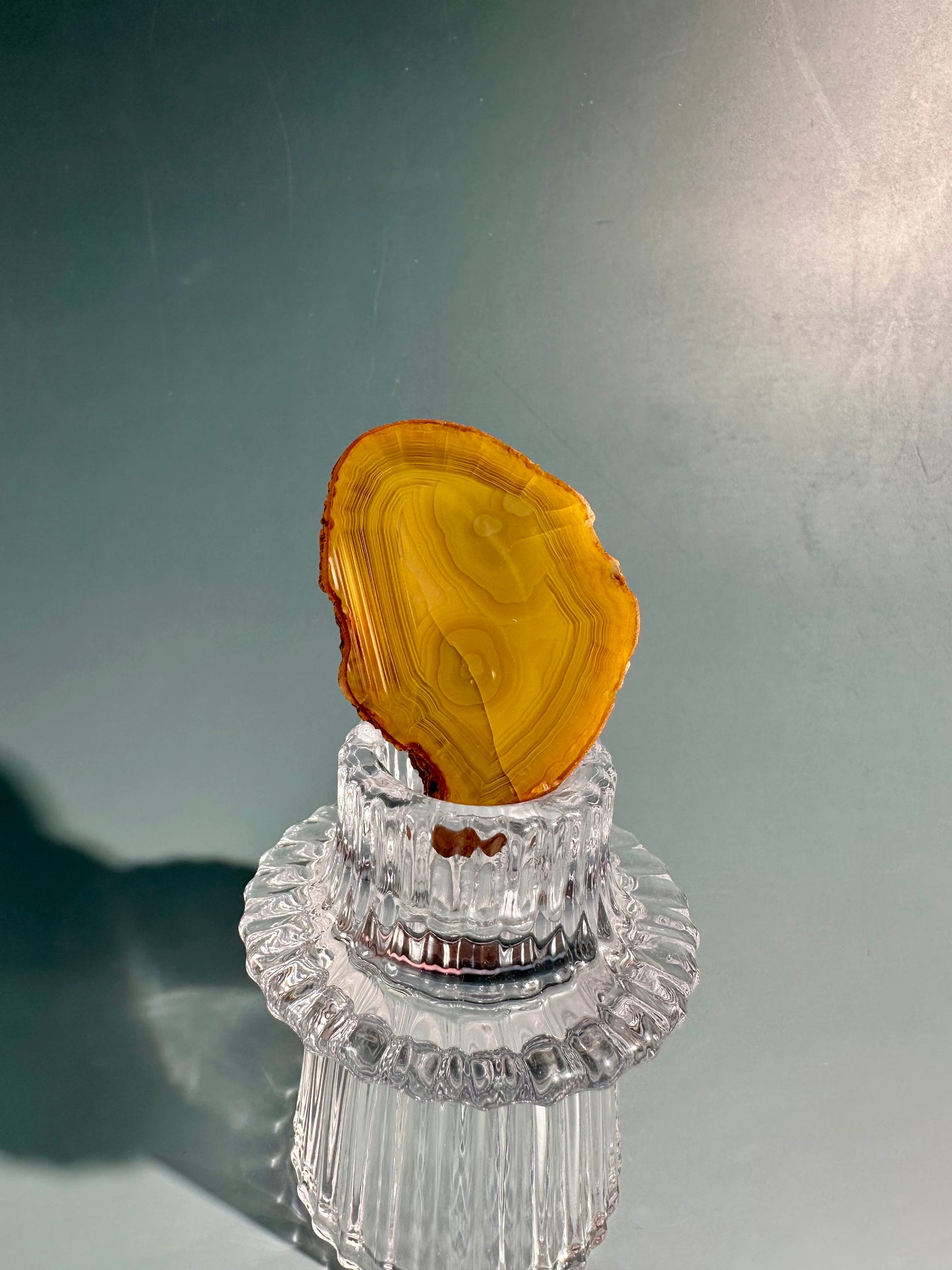 Agate Slice Option F | One-of-a-Kind Polished Natural Agate Display Piece