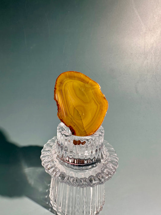 Agate Slice Option F | One-of-a-Kind Polished Natural Agate Display Piece