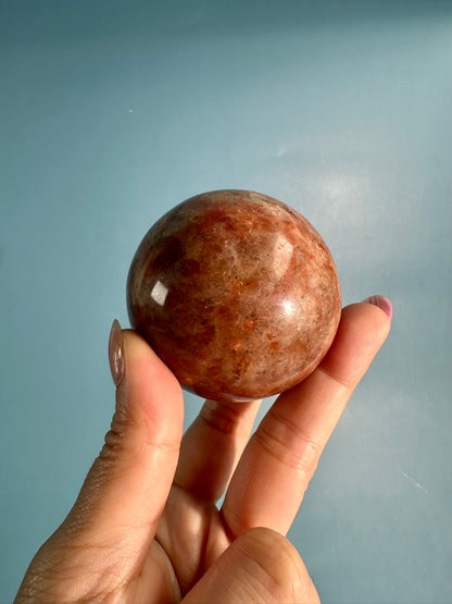 Sunstone Sphere | Intuitively Chosen Joy, Confidence, Abundance & Positive Energy