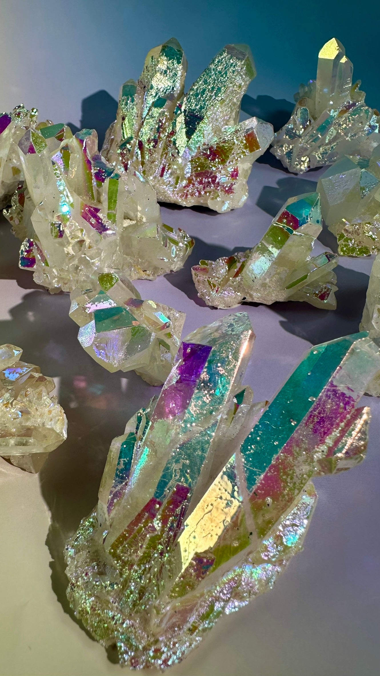 Angel Aura Quartz Cluster – Option E