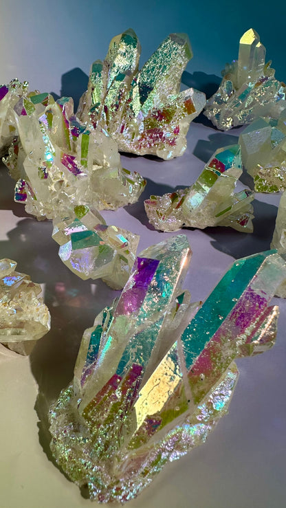 Angel Aura Quartz Cluster – Option E