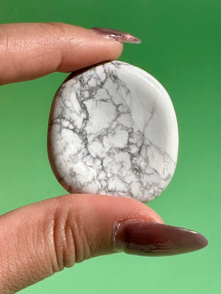 Howlite Worry Stone