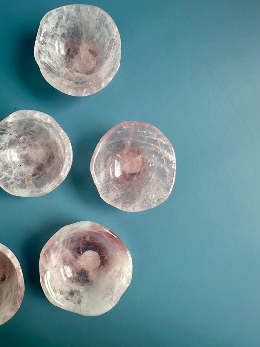Mini Rose Quartz Bowl