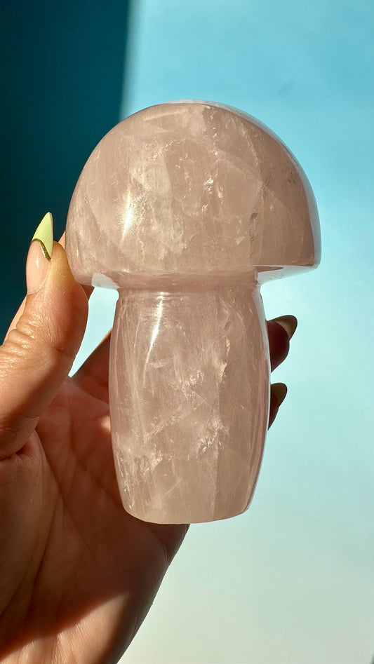 Rose Quartz Mushroom – Option D