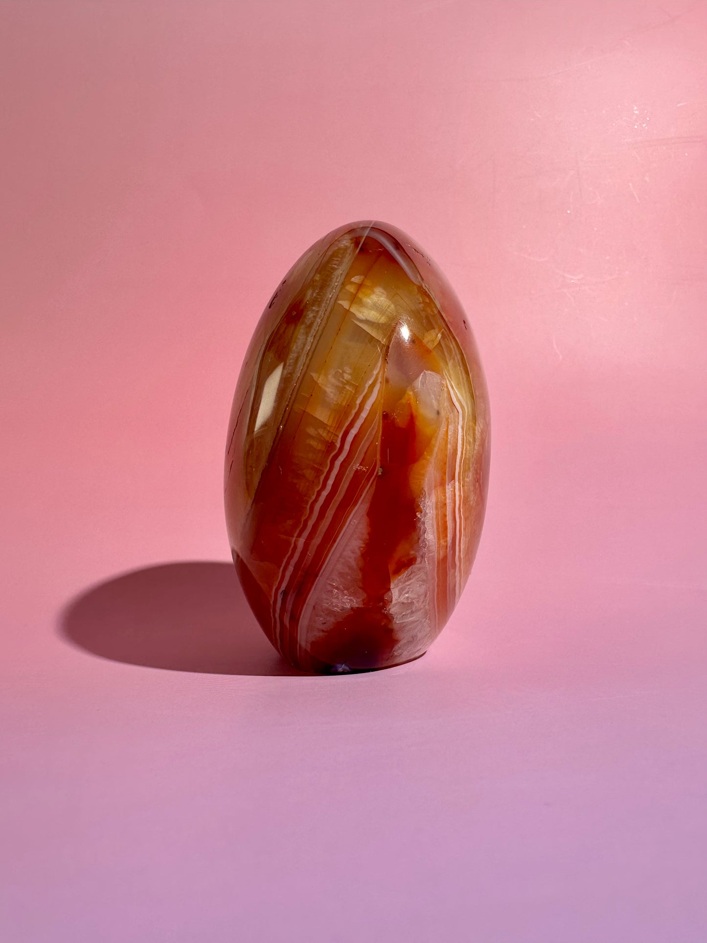 Carnelian Standing Freeform – Option H | Abundance, Creativity & Positive Energy Crystal