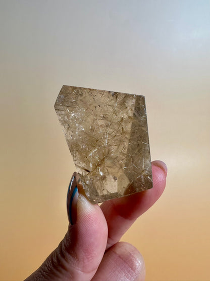 ilver Rutile Quartz Gusher – Option C | Clarity, Intuition & Amplified Energy Crystal
