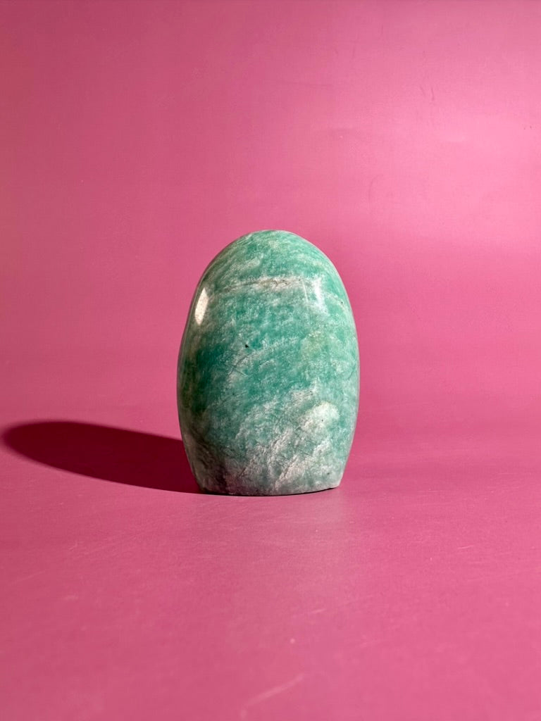 Amazonite Standing Freeform Option A | One-of-a-Kind Crystal from Madagascar