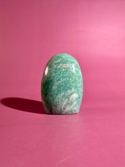 Amazonite Standing Freeform Option A | One-of-a-Kind Crystal from Madagascar