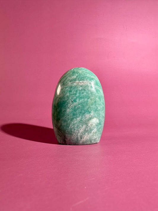 Amazonite Standing Freeform Option A | One-of-a-Kind Crystal from Madagascar