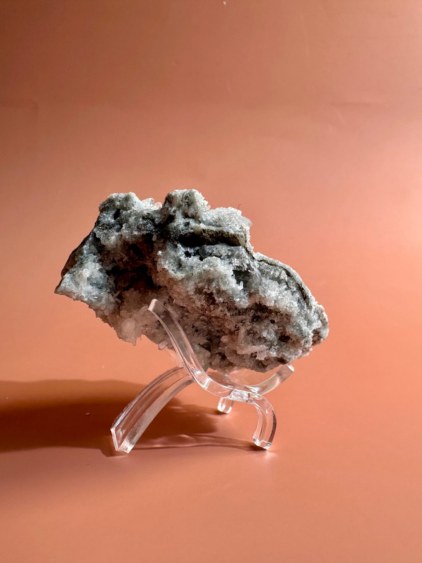 Apophyllite Stilbite Cluster - D