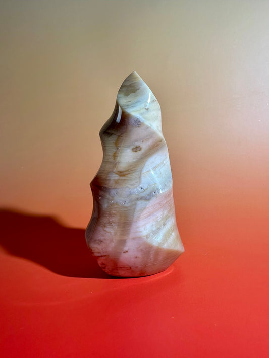 Sea Jasper Flame Option C | One-of-a-Kind Polished Ocean Jasper Style Crystal