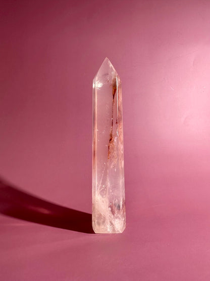 Perfectly Imperfect Fire Quartz Tower – Option D Misfit | Empowerment Crystal