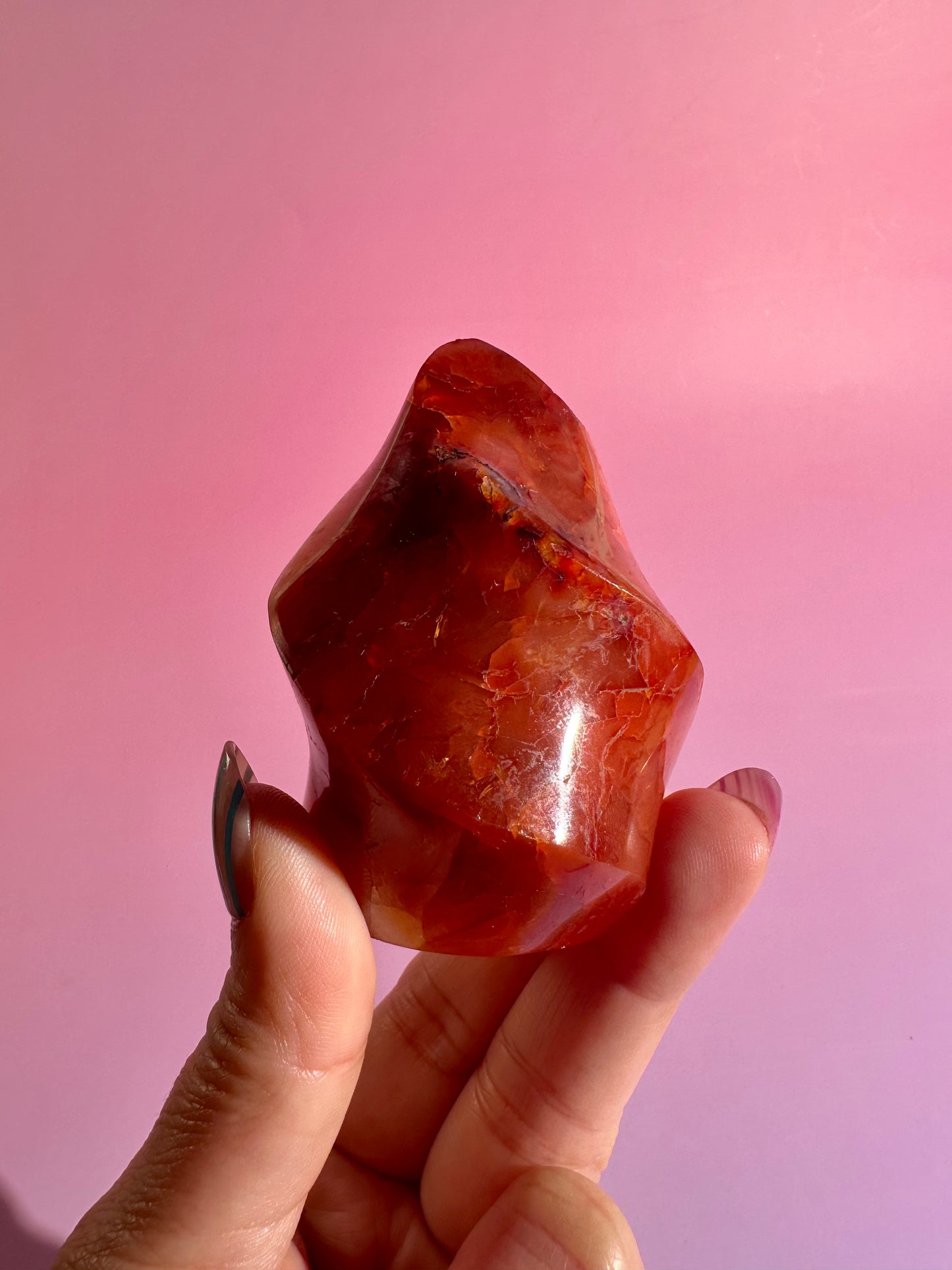 Carnelian Flame – Option C | Abundance, Confidence & Positive Transformation