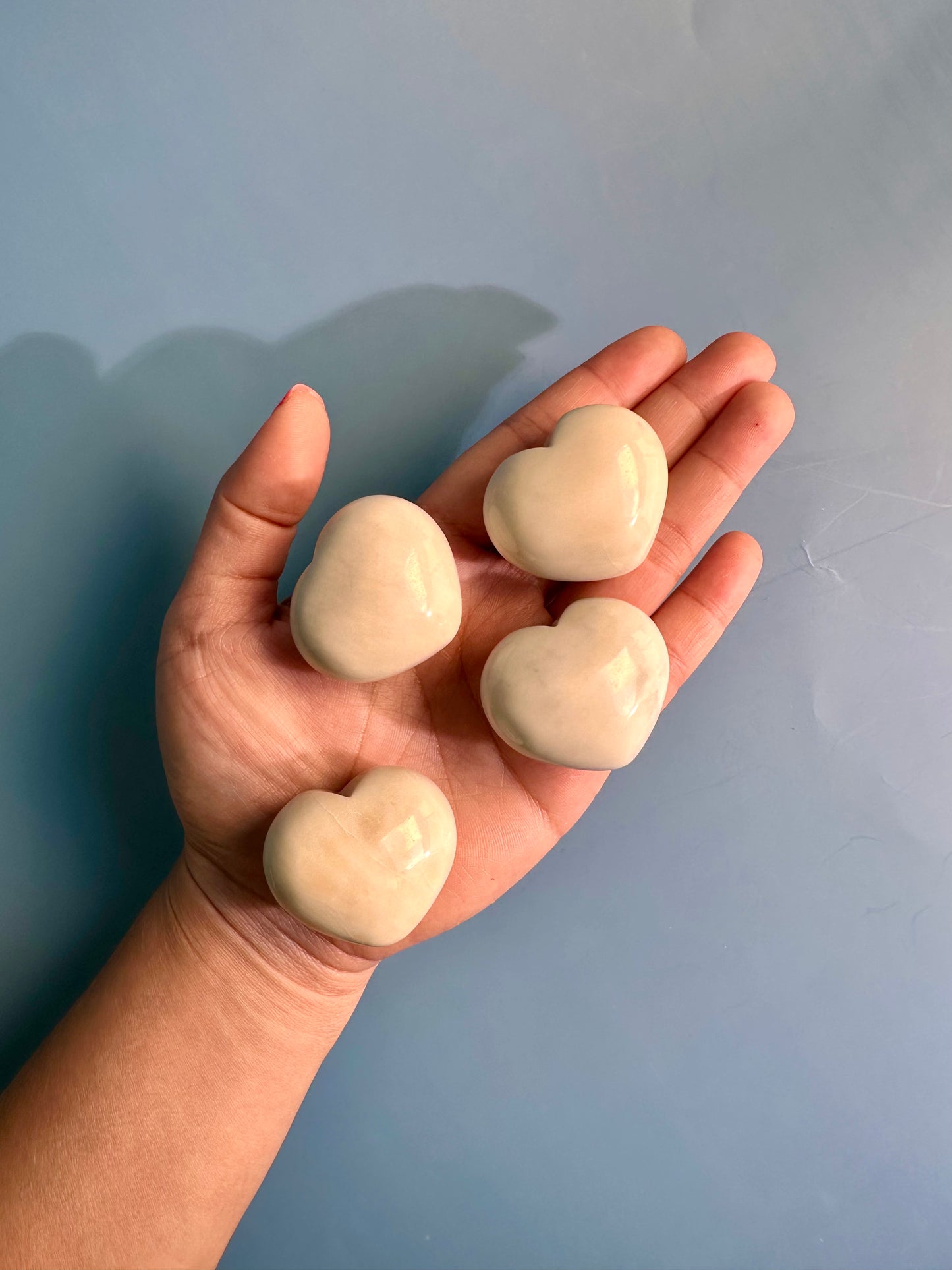 Small White Jade Heart