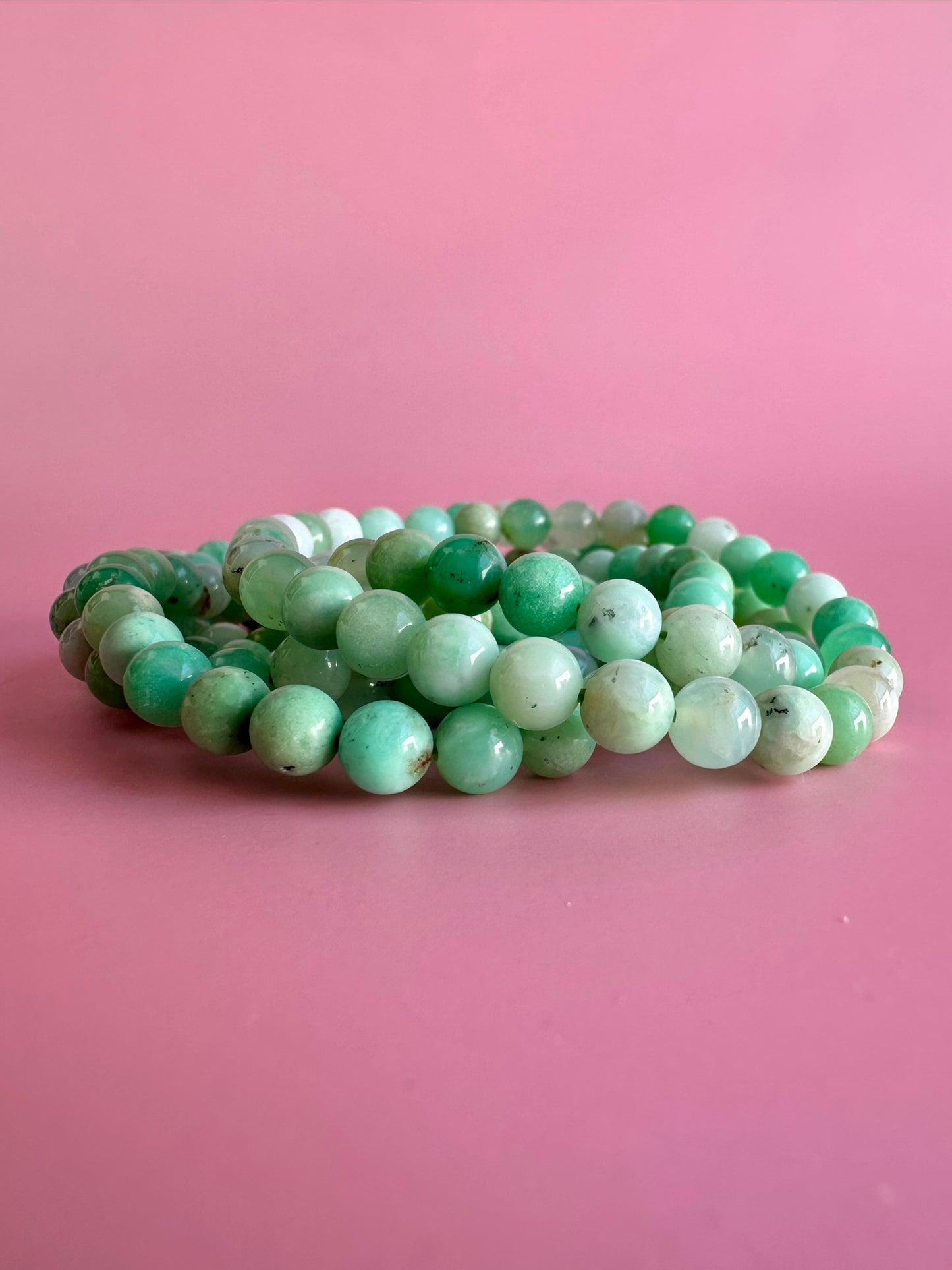 6mm Chrysoprase Bracelet
