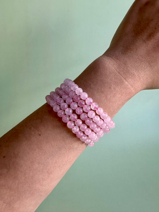 6mm Rose Quartz Bracelet