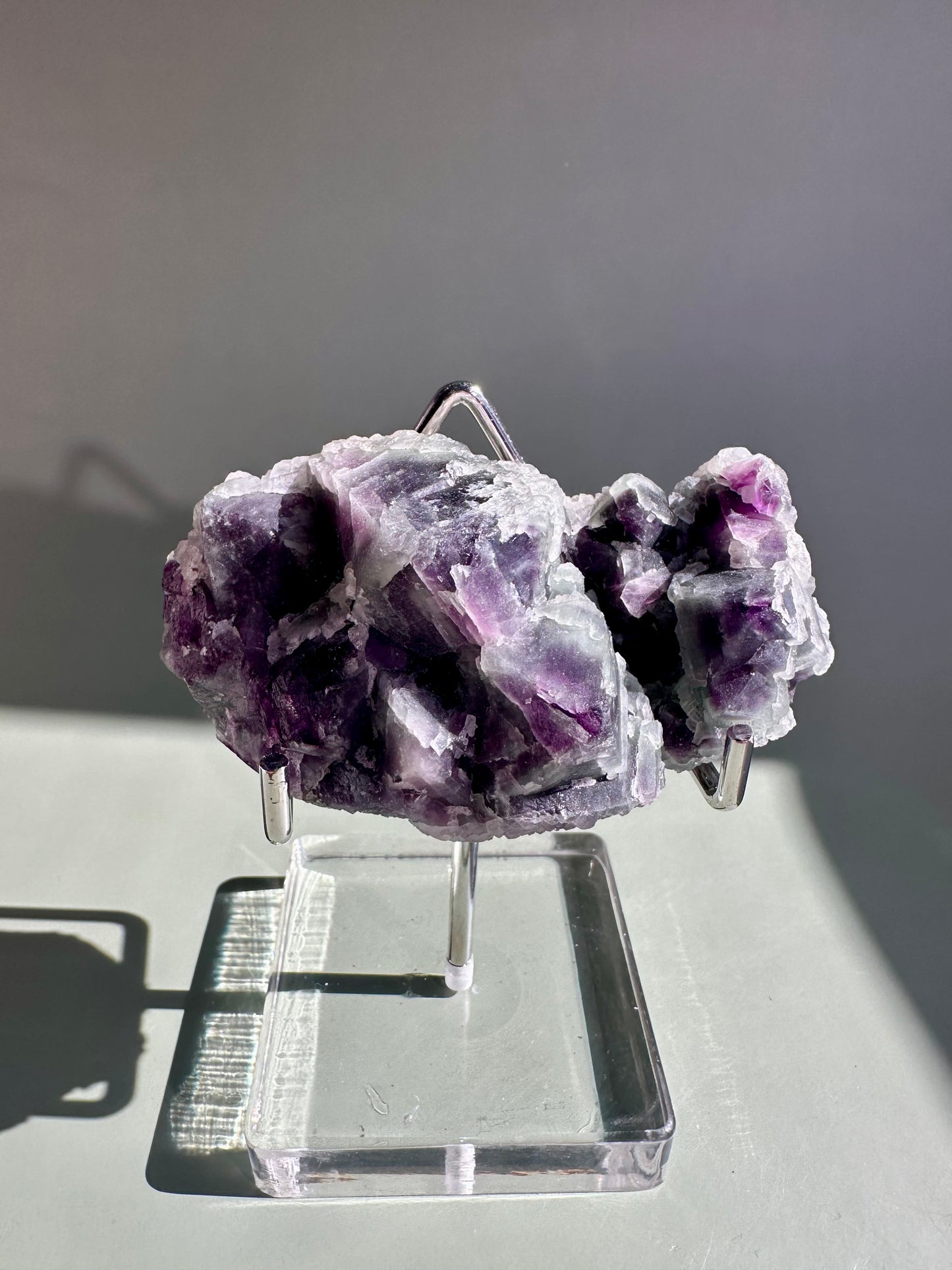 Green & Purple Fluorite Specimen – Option A