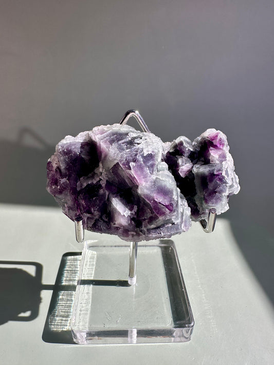 Green & Purple Fluorite Specimen – Option A
