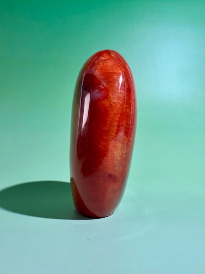 Carnelian Standing Freeform – Option G | Success, Motivation & Empowerment Crystal