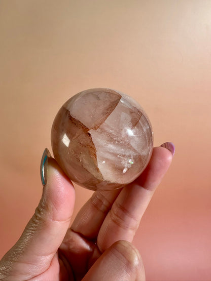 Fire Quartz Sphere Option F | Polished One-of-a-Kind Crystal Sphere