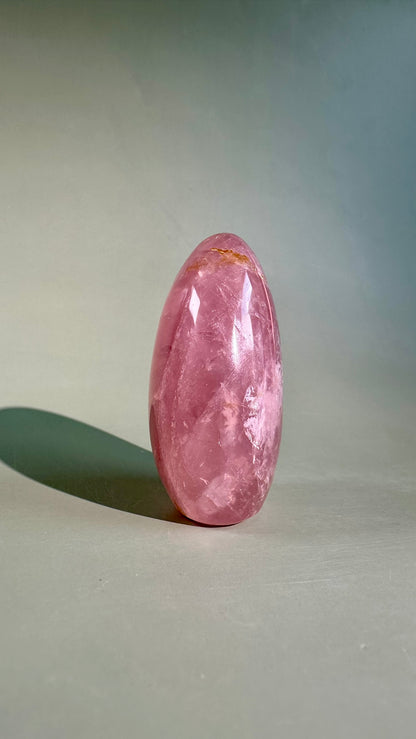 Small Rose Quartz Standing Freeform – Option B