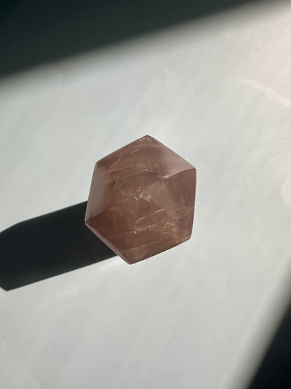 Large Rose Quartz Tower - A