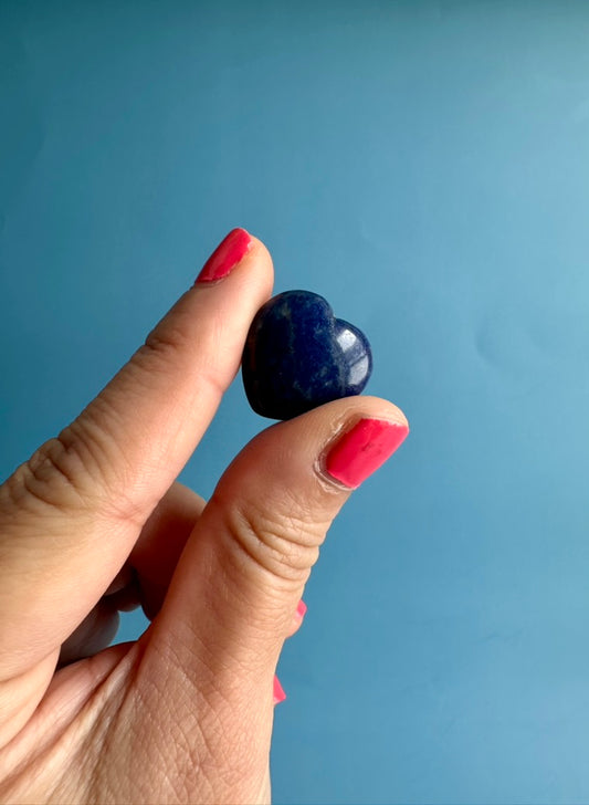 Mini Sodalite Heart