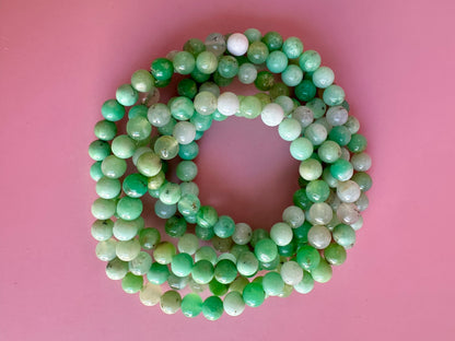 6mm Chrysoprase Bracelet