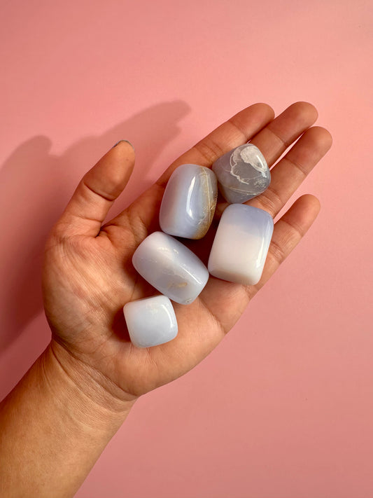 Blue Chalcedony Tumble