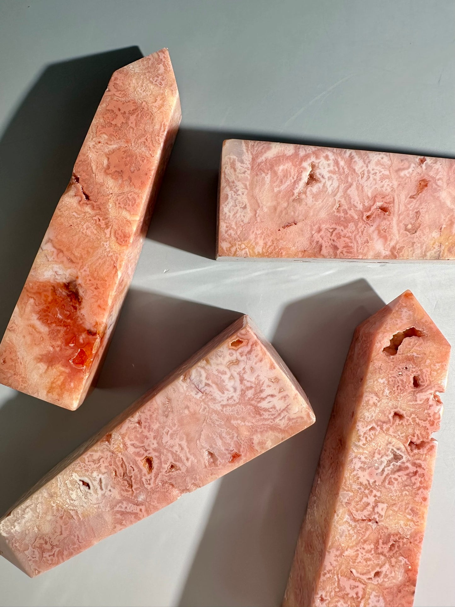 Intuitively Chosen Indonesian Pink Carnelian Tower | Love, Courage & Vitality Crystal