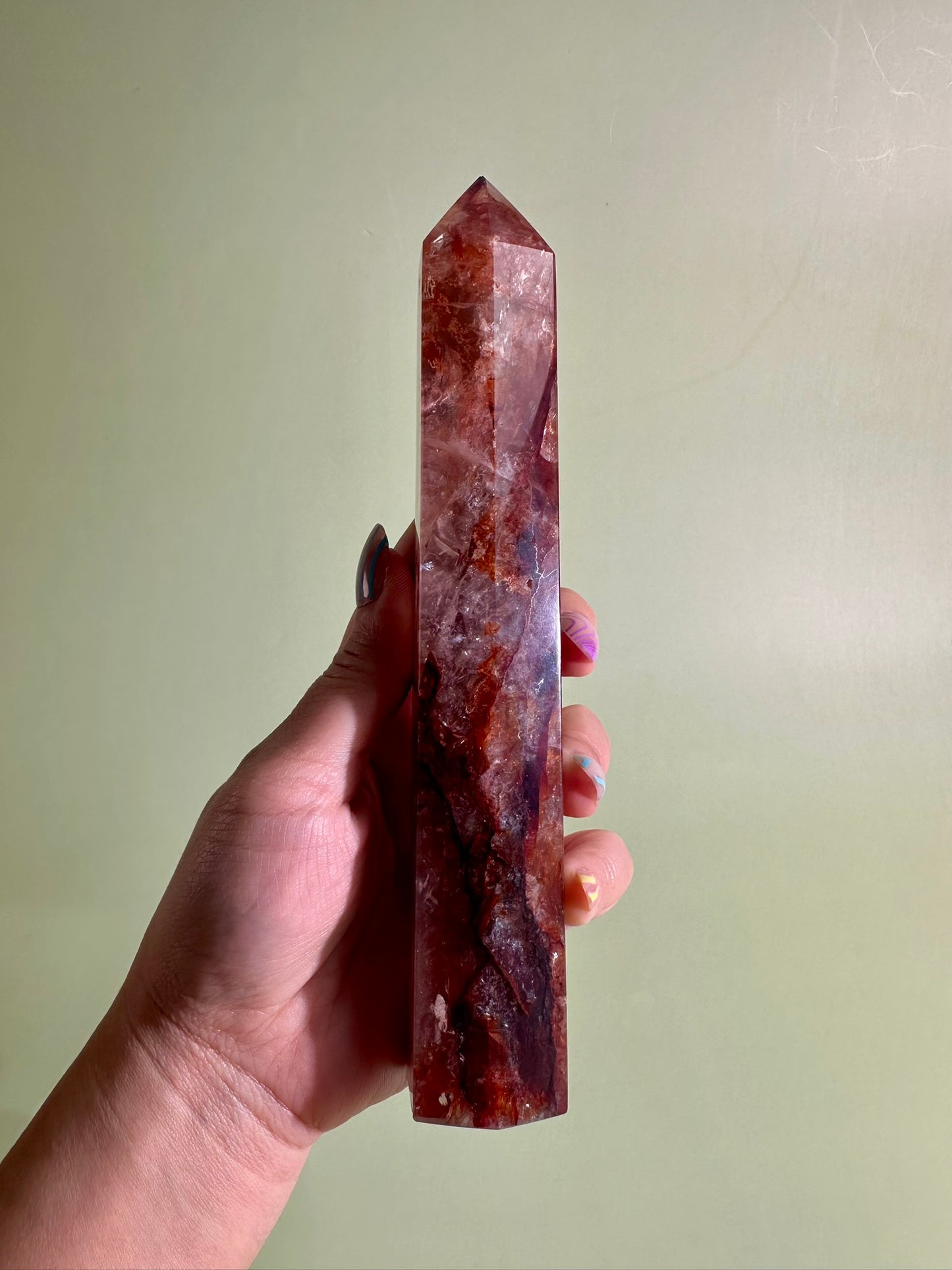 Fire Quartz Tower – Option E | Clarity, Vitality & Manifestation Energy