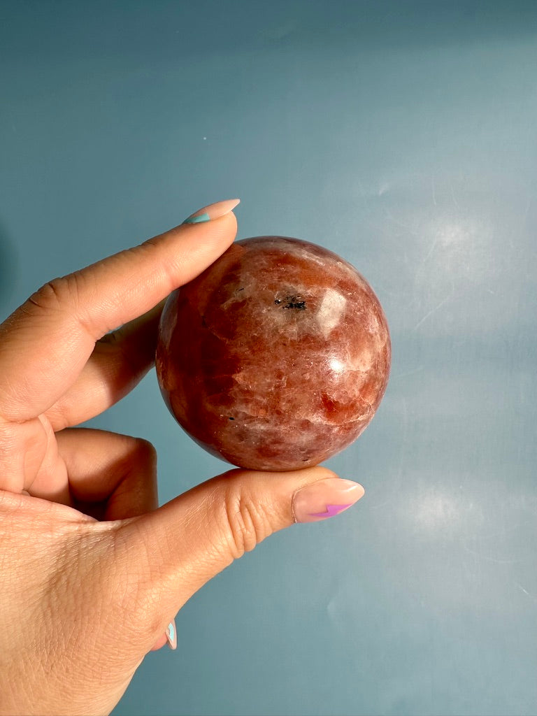 Sunstone Sphere | Intuitively Chosen Joy, Confidence, Abundance & Positive Energy