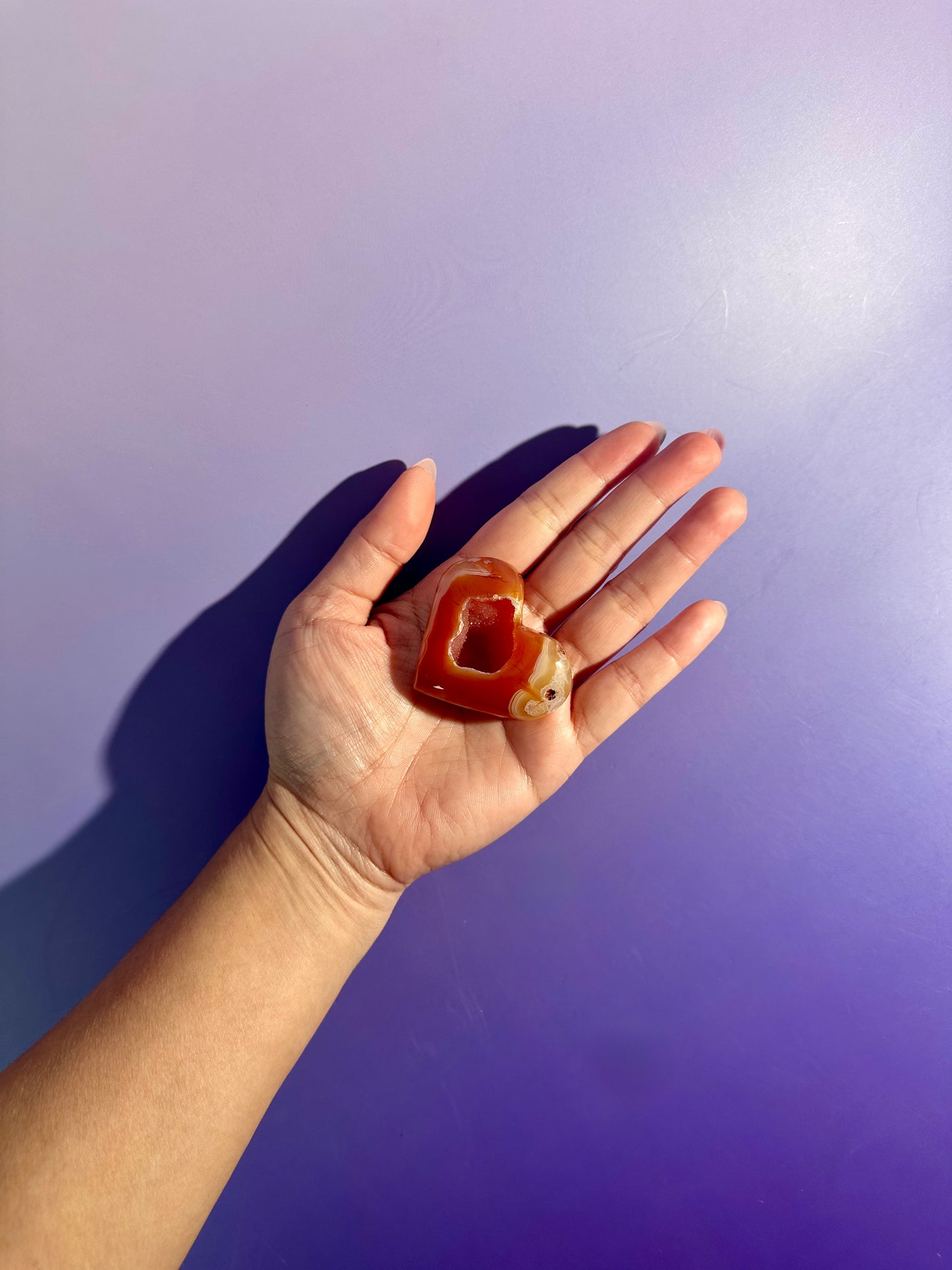 Small Carnelian Heart Option J | Passion, Creativity & Confidence Crystal