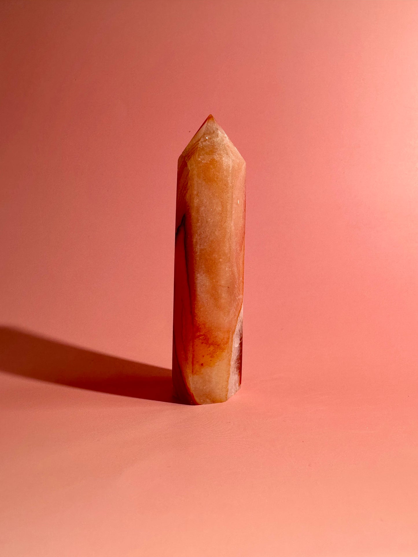 Carnelian Tower Option B | Confidence, Creativity & Success Crystal