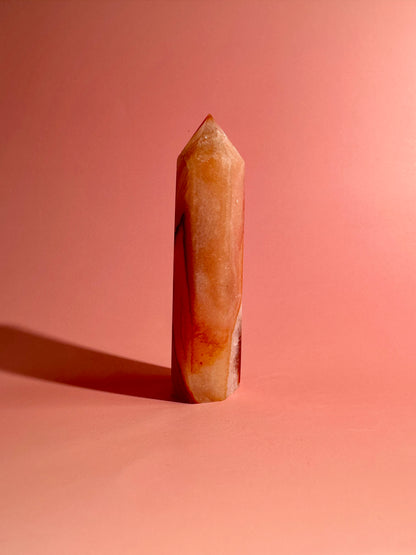 Carnelian Tower Option B | Confidence, Creativity & Success Crystal