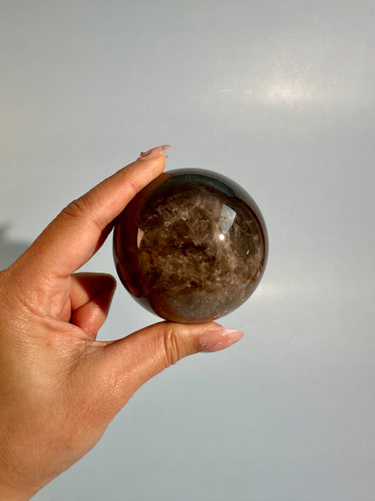 Blue Rose Quartz Sphere – Option B