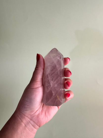 Medium Rose Quartz Tower