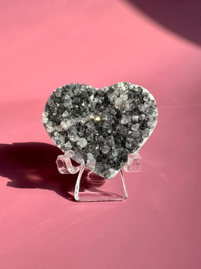 You Pick - Small Druzy Amethyst Heart