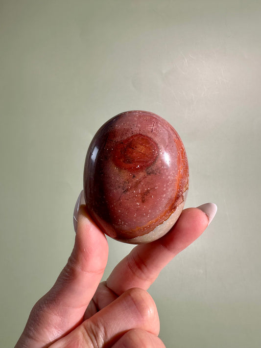 Polychrome Jasper Palm Stone – Option C