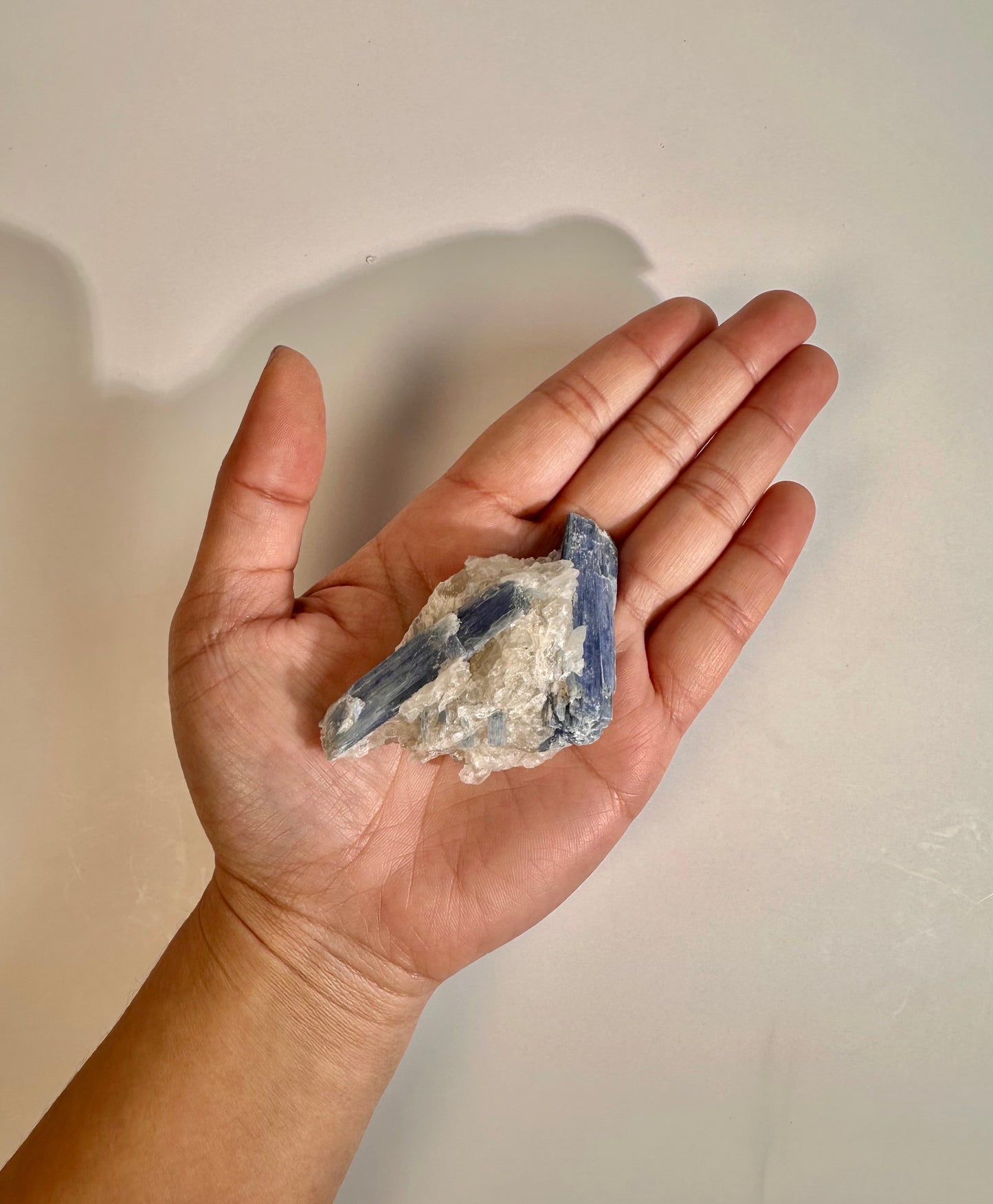 Kyanite in Quartz Cluster - D