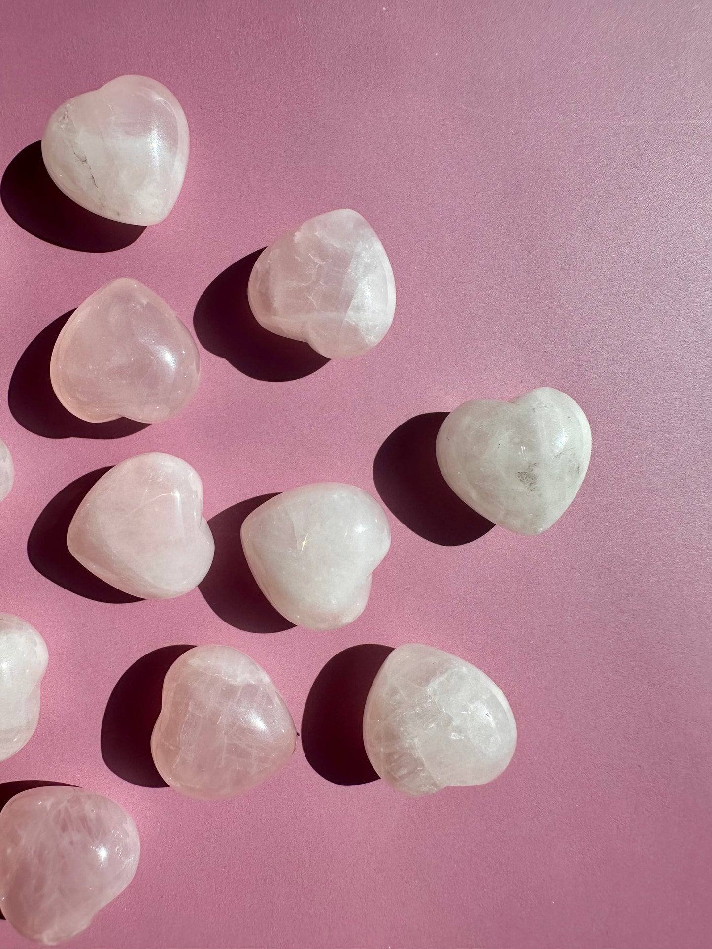 Mini Rose Quartz Heart