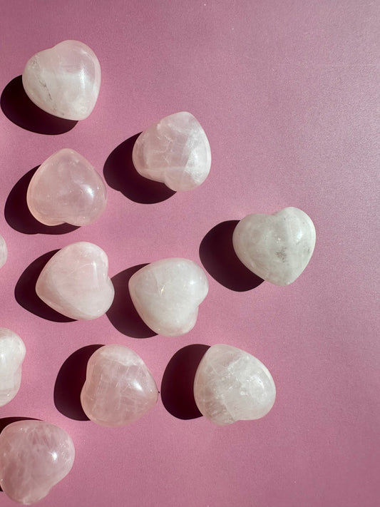 Mini Rose Quartz Heart