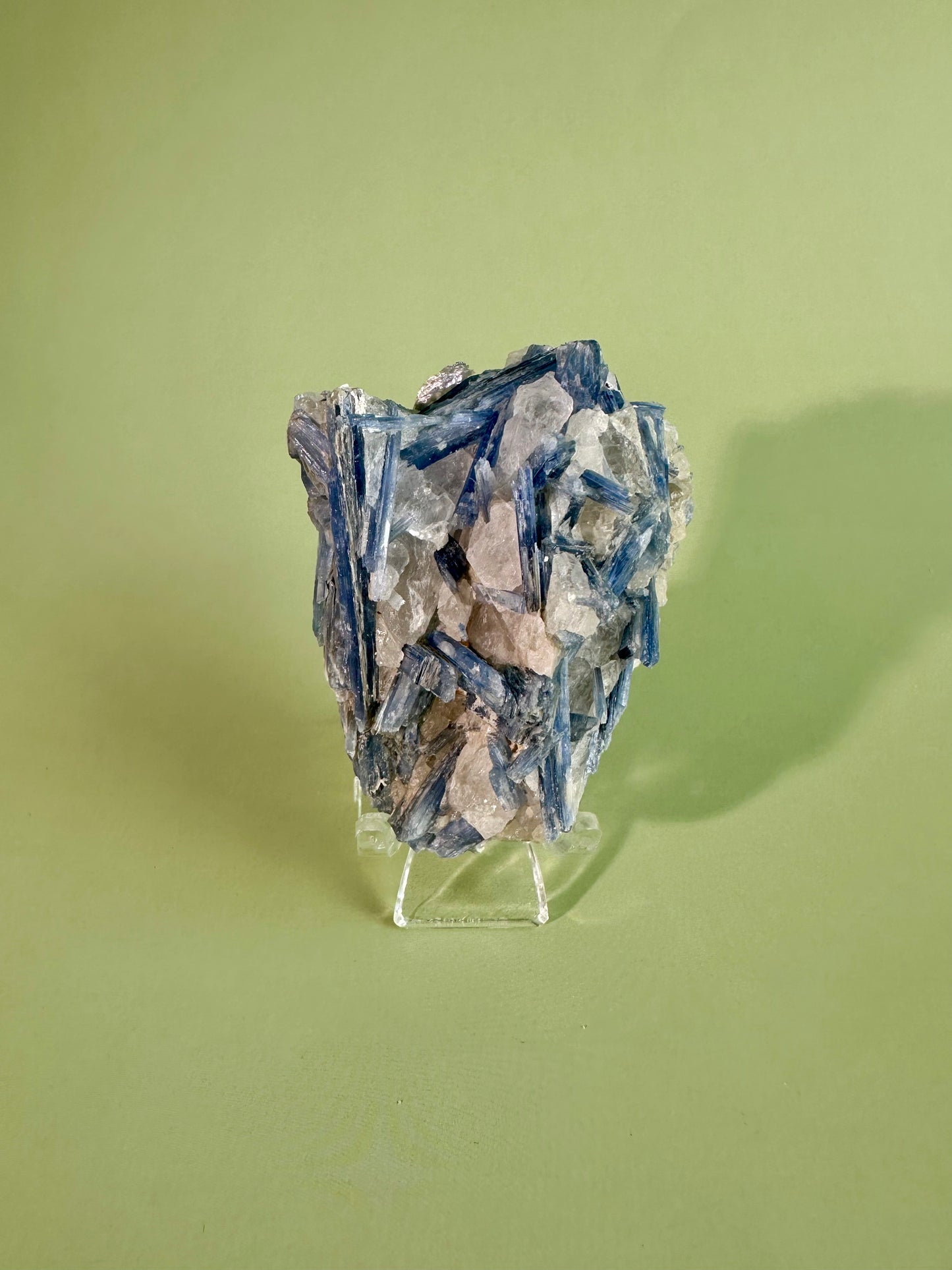 Kyanite in Quartz Cluster - E