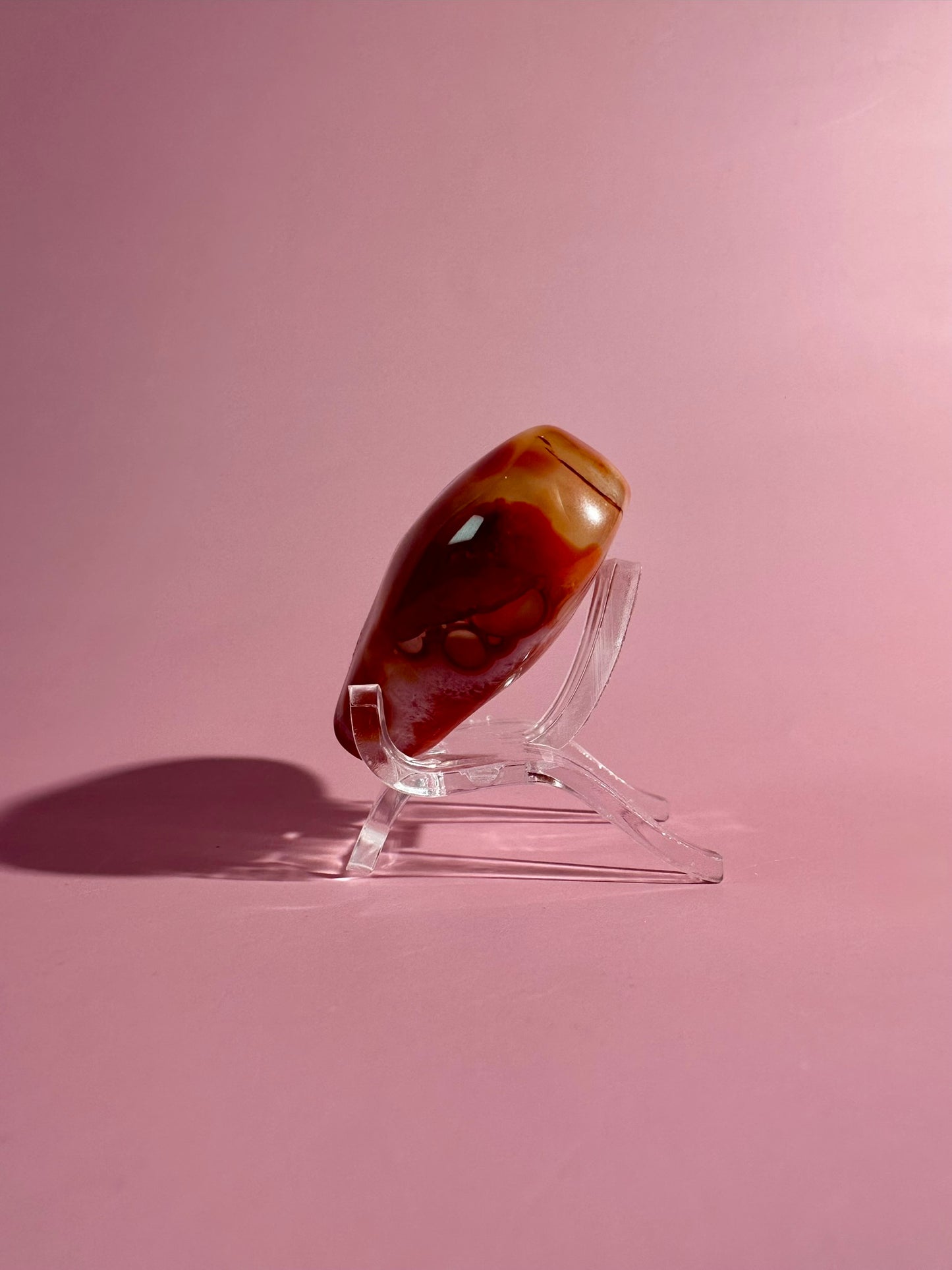 Small Carnelian Heart Option A | Courage, Confidence & Love Crystal
